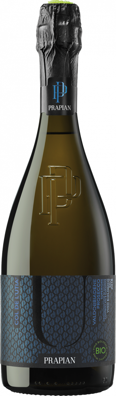Prapian Col de L'Utia Vino biologico Brut Prosecco Valdobbiadene DOCG